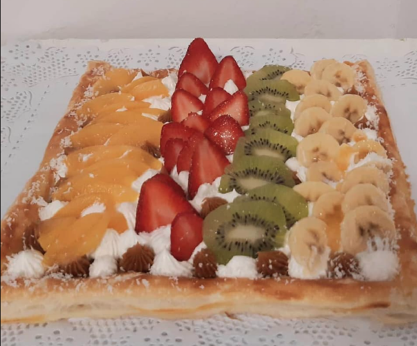 tartaleta frutas Banda de fruta